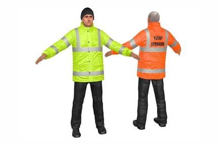 Preview: Event Steward With Reflective Safety Jacket