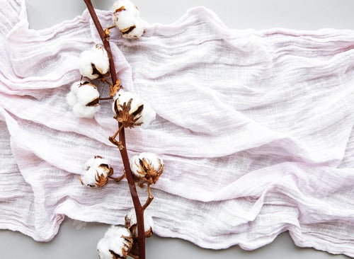 Preview: Cotton flowers and scarf