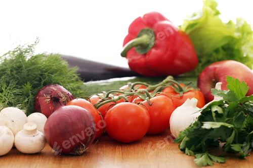 Preview: Pile of fresh vegetables