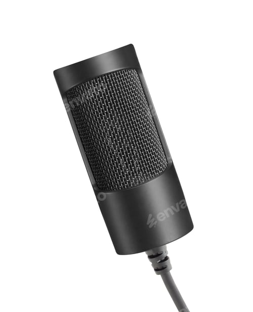 Preview: microphone on a white background