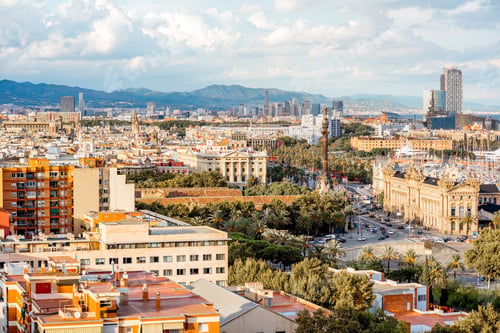 Preview: Barcelona city view