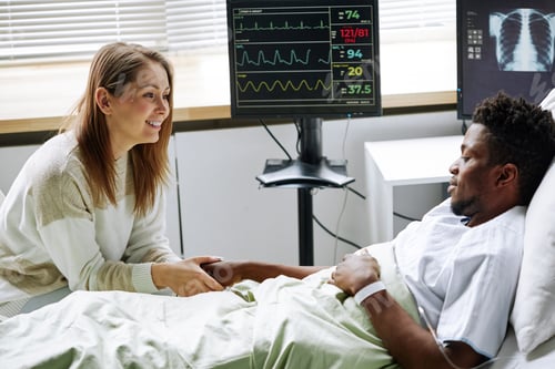 Preview: Woman Visiting Her Boyfriend In Hospital