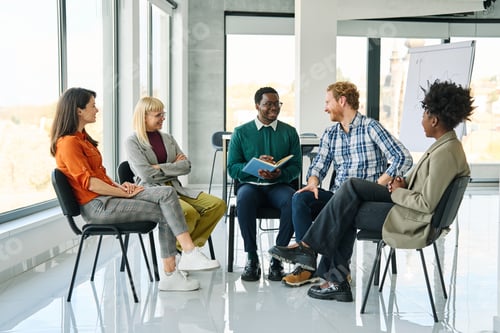 Preview: Business people working in their office