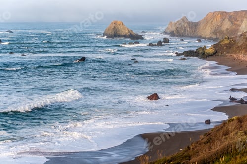 Preview: USA Pacific coast landscape, California