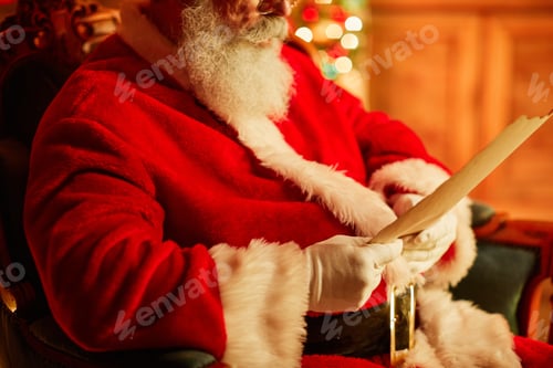 Preview: Santa Claus Reading Letter