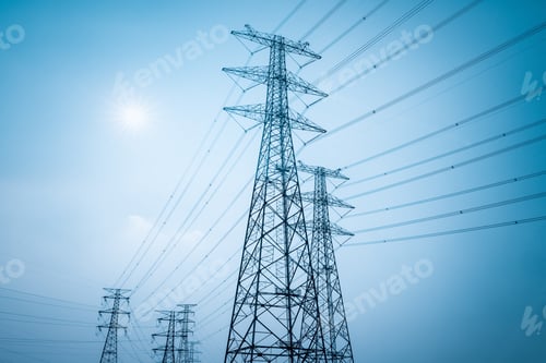 Preview: electricity transmission closeup
