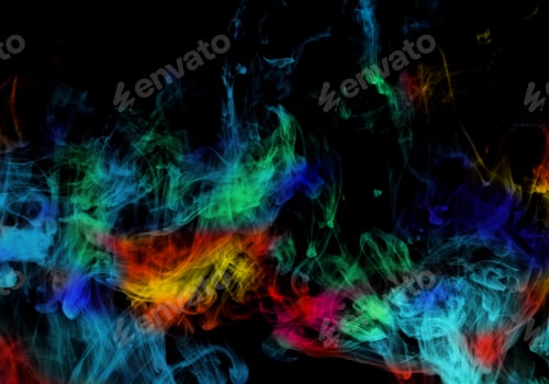 Preview: Ink Bright In Water Background Image