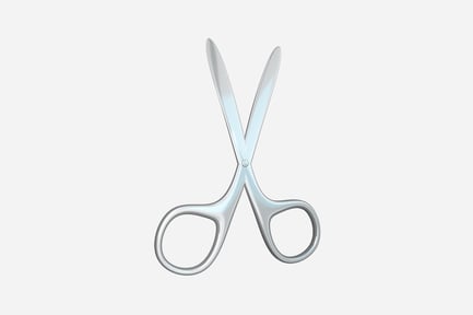 Preview: Medical Scissors 3D Illustration