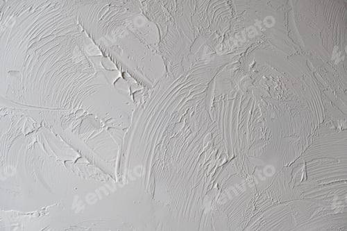 Preview: Applying decorative putty. White abstract texture of surface covered with putty