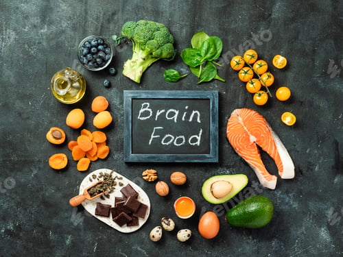 Preview: Brain Food concept, top view