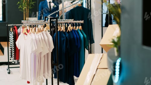 Preview: Empty modern boutique