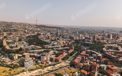 Preview: Yerevan city and Cascade Complex on a sunny day