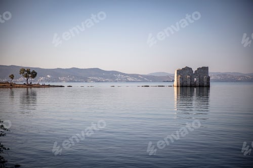 Preview: View of the ruins of Iasos Ancient City in the morning sun. Kiyikislacik, Milas, Mugla, Turkey.
