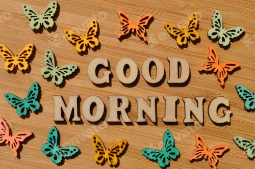 Preview: Good Morning, greeting as banner headline