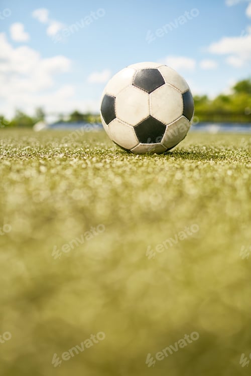 Preview: Football Ball on Grass