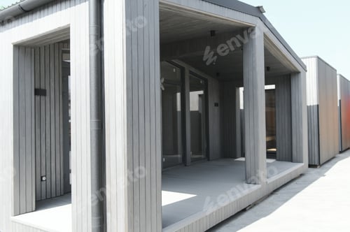 Preview: Construction of new and modern modular house
