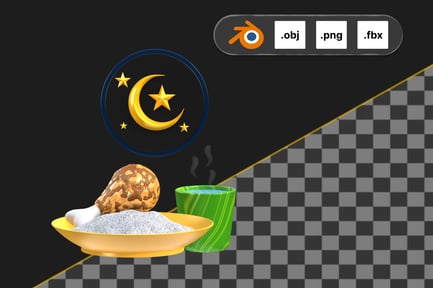 Preview: Iftar 3D Icon