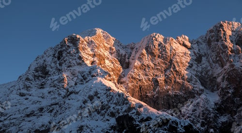 Preview: Sunset in the mountains