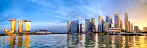 Preview: Singapore city skyline panorama