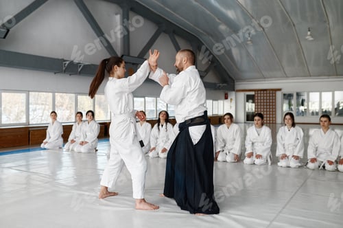 Preview: Aikido Training Session with Students in Gym