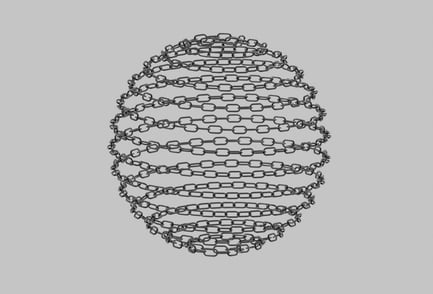 Preview: 3D Spiral Sphere Chain
