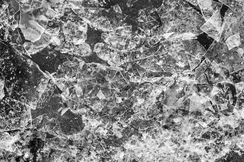 Preview: The Broken Ice Textured Surface Of The Frozen Water For Empty Abstract Backgrounds Of Gray Color