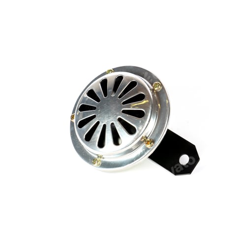 Preview: Metal steel electric horn for car isolated on white background