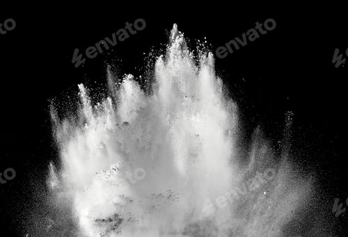 Preview: smoke powder explosion air background shape black