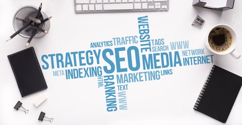 Preview: Wordcloud With Words Seo And Internet Terms Over White Background