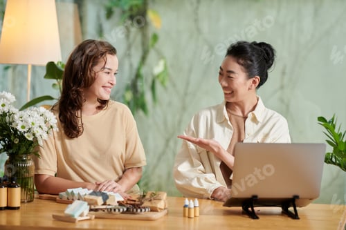 Preview: Businesswomen Selling Cosmetics Online