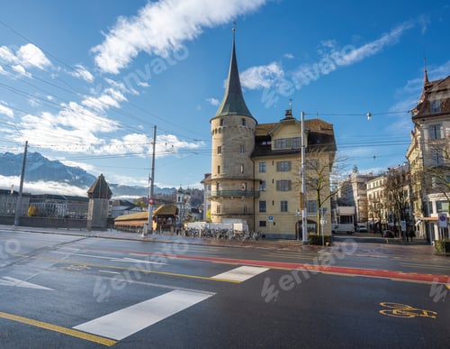 Preview: Luzern Old Town Buildings - Lucerne, Switzerland