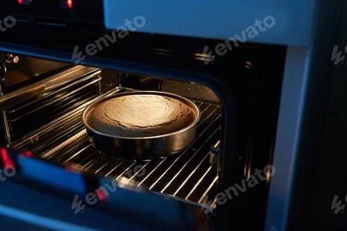 Preview: The cake is cooked in the oven