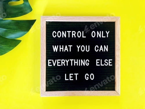Preview: Control only what you can
