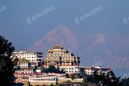Preview: Landscape view of mountain range in Nepal.