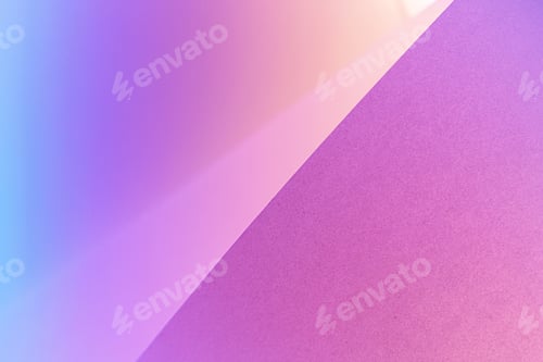 Preview: Colorful geometric paper background in neon light