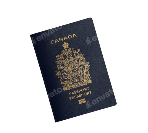 Preview: Canadian Passport isolated cutout