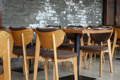 Preview: many empty chair at cafe during corona virus period