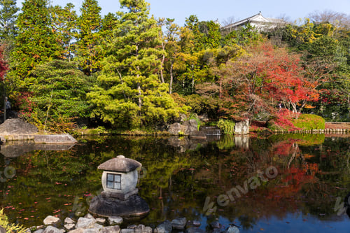 Preview: Traditional Kokoen Garden with maple tree