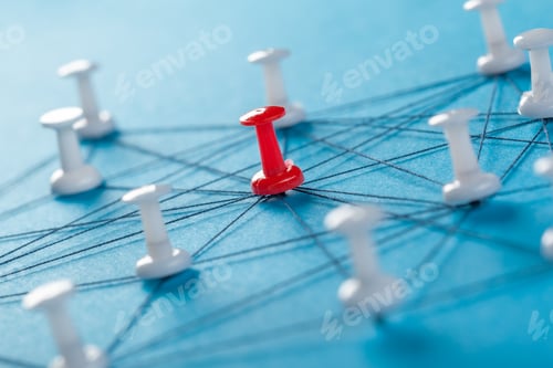 Preview: Network with pins