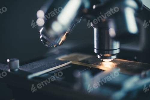 Preview: Close-up shot of microscope