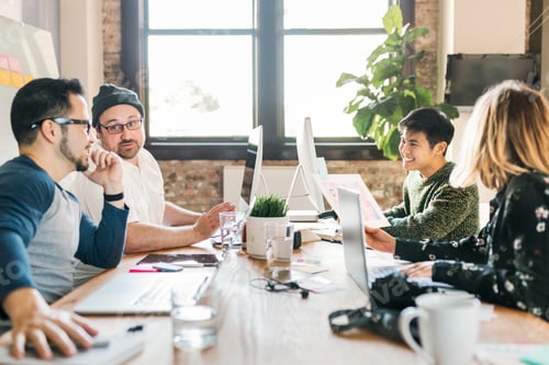 Preview: Diverse team working on a project