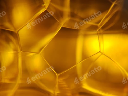 Preview: Macro shot of delicate unstable soap foam cells, geometry in nature