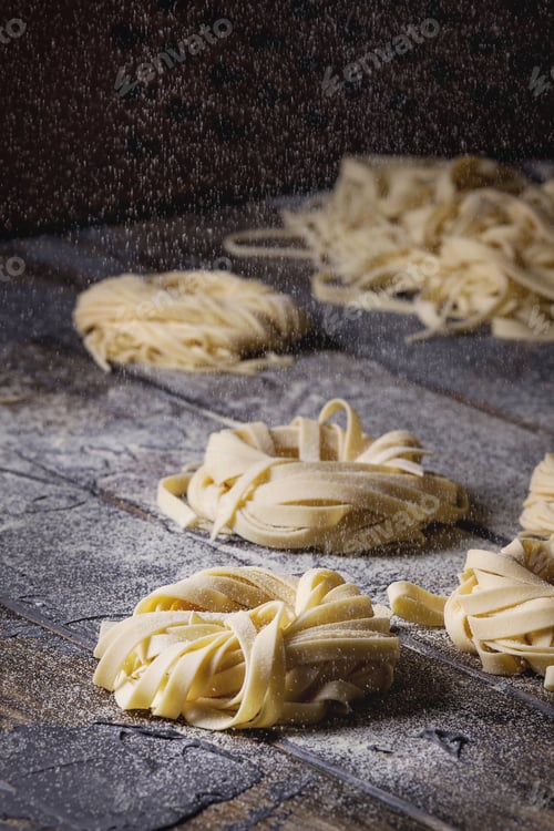 Preview: Homemade uncooked pasta