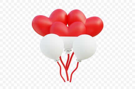 Preview: Indonesia Flag Balloons