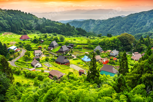 Preview: Kamiseya, Kyoto Prefecture, Japan Rural Scenery