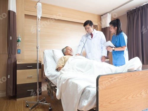 Preview: Doctor nurse staff assistance person man woman lady girl gentleman female male older businessman vis