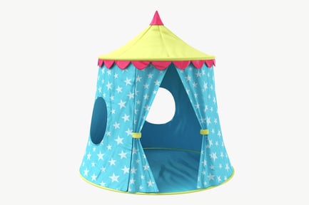 Preview: Starry Kids Play Tent with Circular Windows