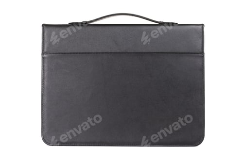 Preview: closed matte leather document folder