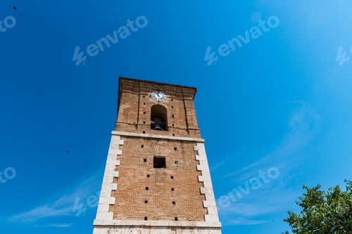 Preview: View of Clock Tower of Chinchon in Madrid