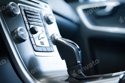 Preview: Gearshift in a modern car